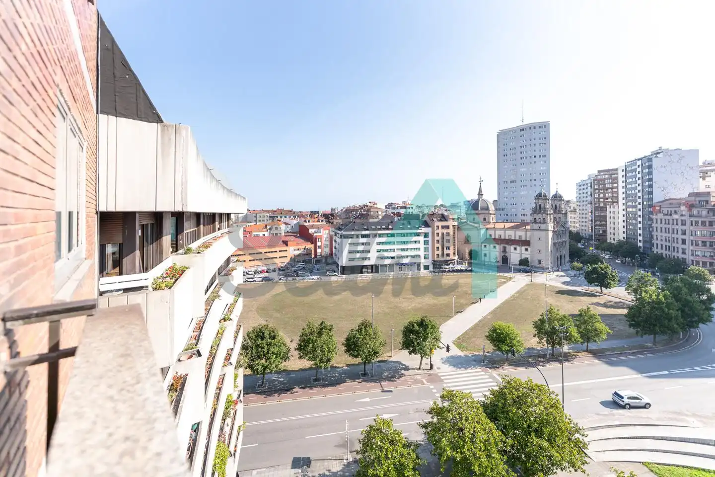 Exterior view of Flat for sale in Gijón   with Heating, Parquet flooring and Terrace
