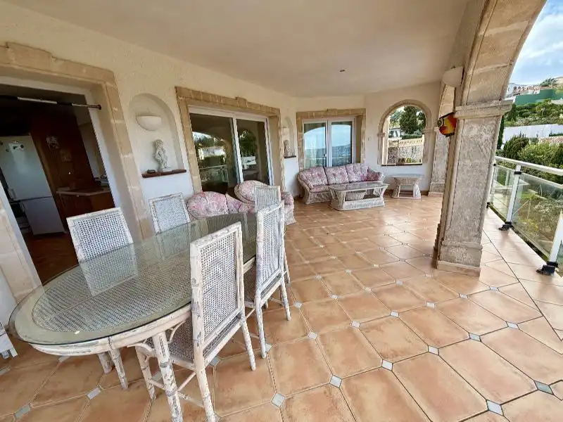 Terraza de Casa o chalet de alquiler en Jávea / Xàbia con Aire acondicionado, Calefacción y Jardín privado