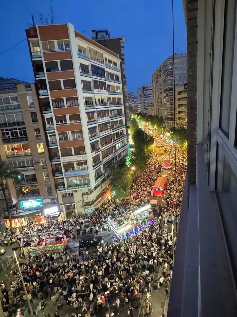 Vista exterior de Piso de alquiler en Murcia con Aire acondicionado, Calefacción y Amueblado