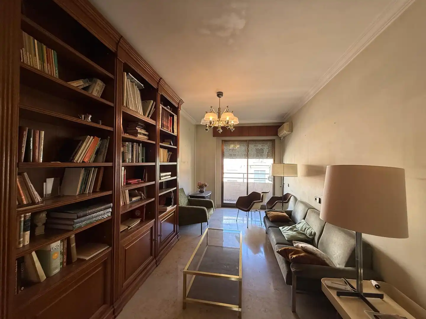 Sala de estar de Piso en venta en Alcoy / Alcoi con Calefacción, Trastero y Amueblado