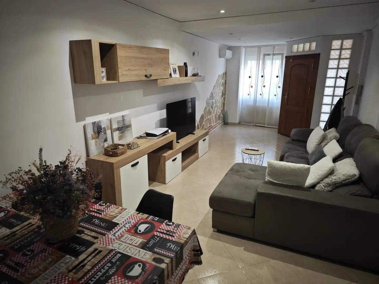 Sala de estar de Finca rústica en venta en El Real de Gandia con Aire acondicionado, Calefacción y Terraza