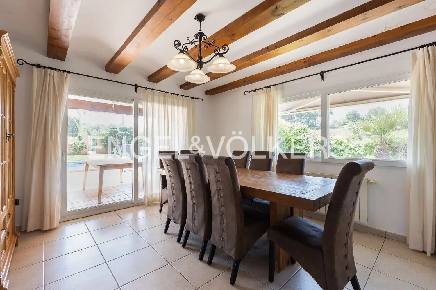 Comedor de Finca rústica en venta en Jávea / Xàbia con Aire acondicionado, Calefacción y Jardín privado