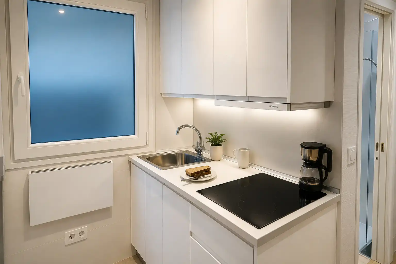 Küche von Wohnung zur Miete in Santander mit Heizung, Möbliert und Ofen