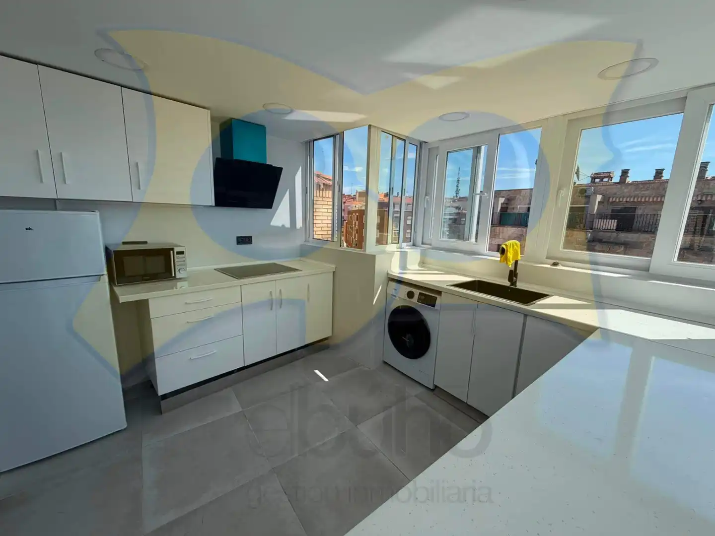 Kitchen of Attic for sale in Salamanca  with Heating, Parquet flooring and Terrace
