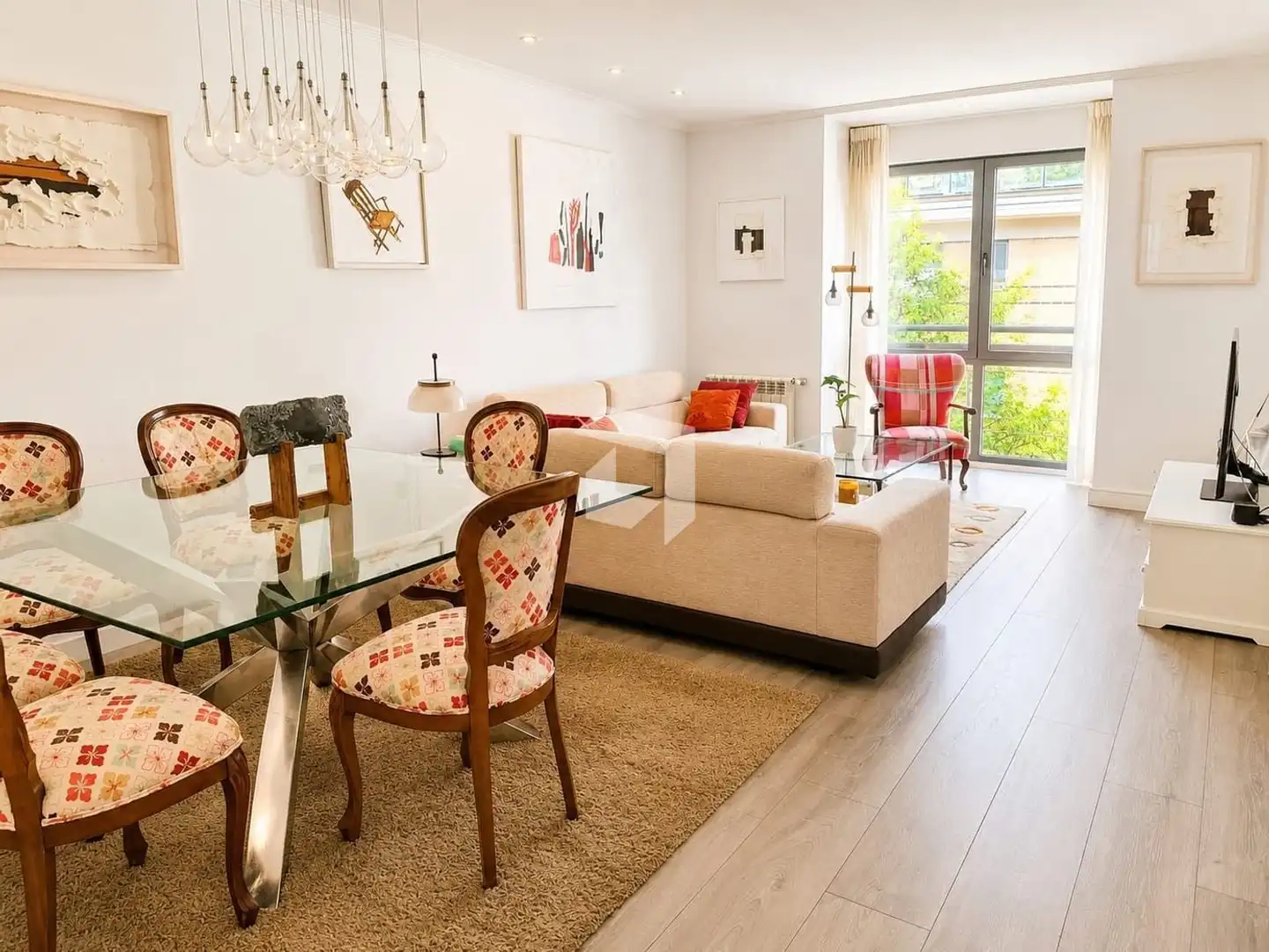 Sala de estar de Ático en venta en Madrid con Aire acondicionado, Calefacción y Terraza