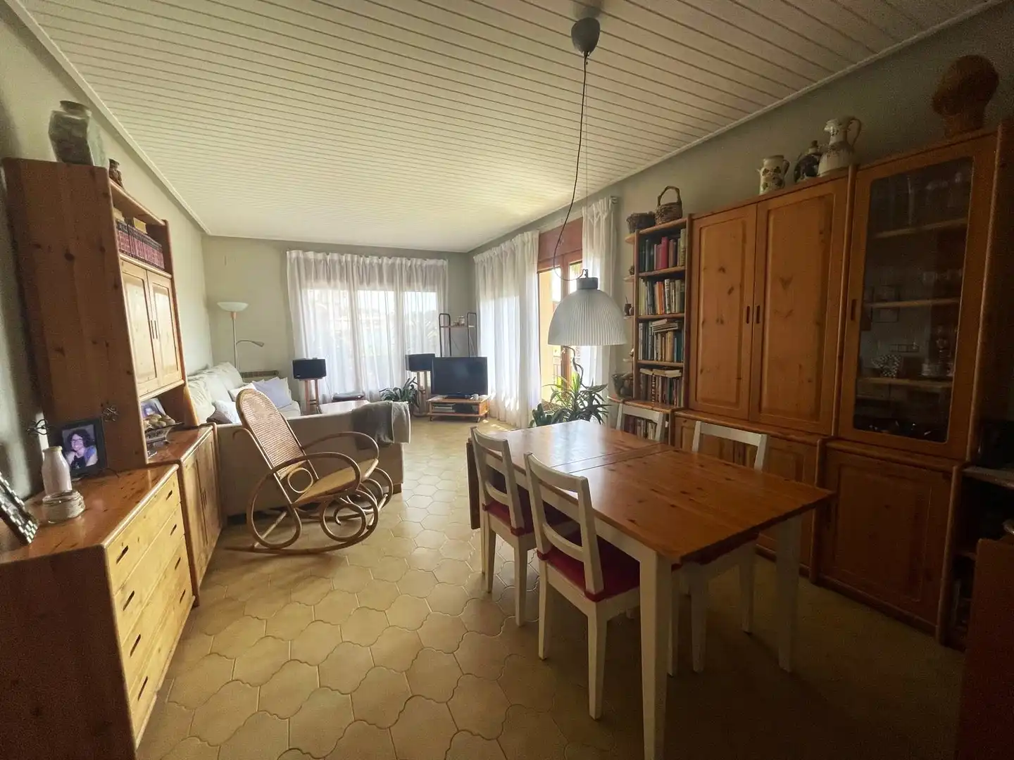 Sala de estar de Casa o chalet en venta en Pineda de Mar con Calefacción, Jardín privado y Parquet