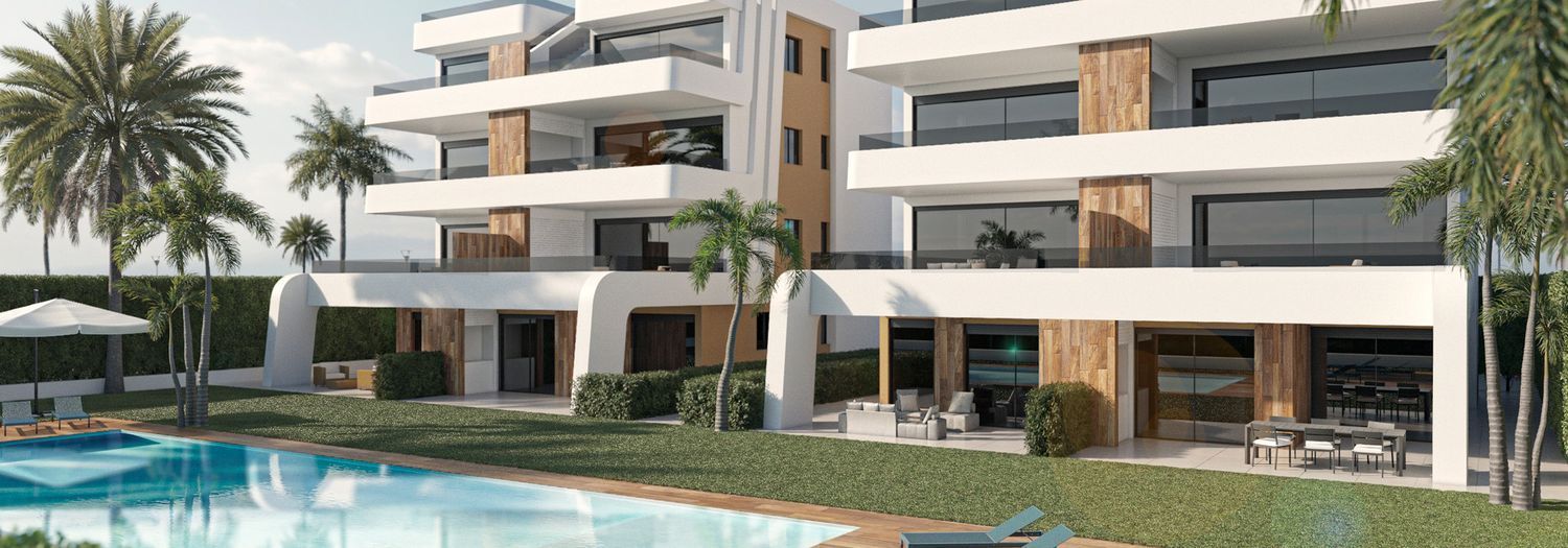 Vista exterior de Planta baixa en venda en Alhama de Murcia amb Terrassa i Piscina