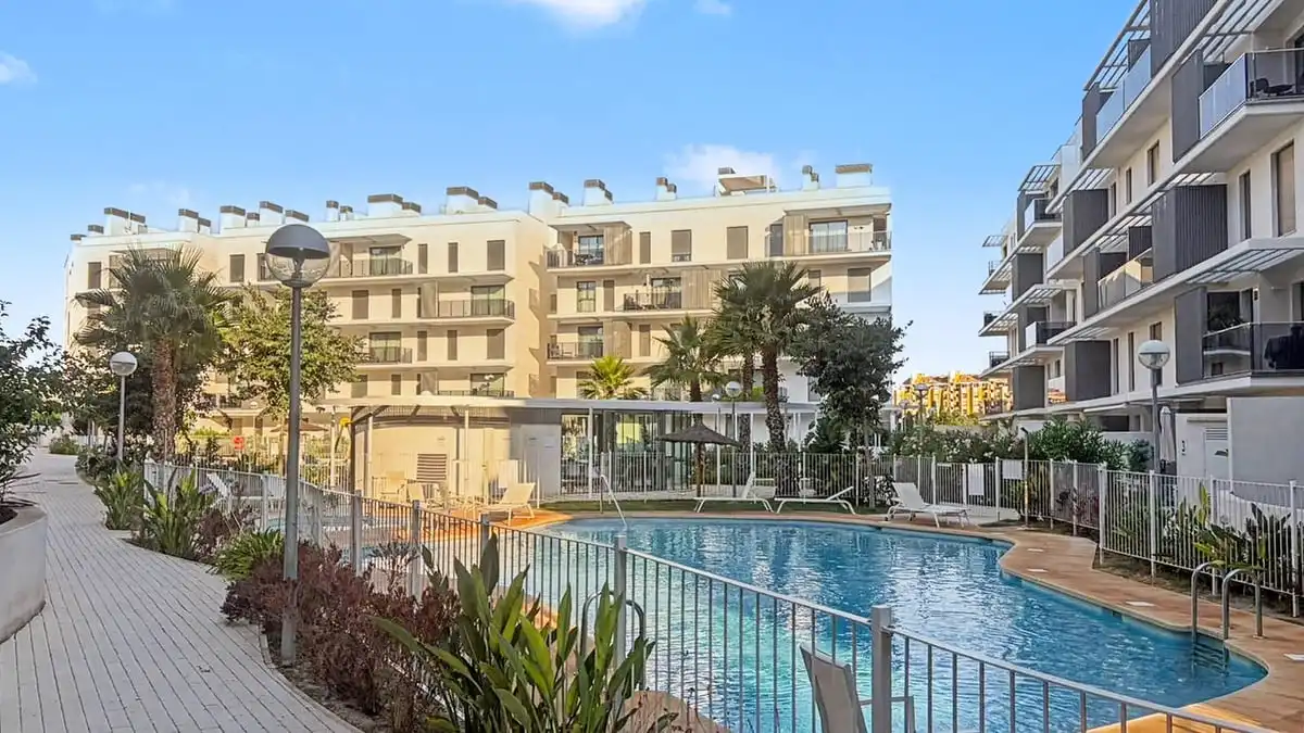 Swimming pool of Apartments for sale in Dénia  with Air Conditioner, Heating and Terrace