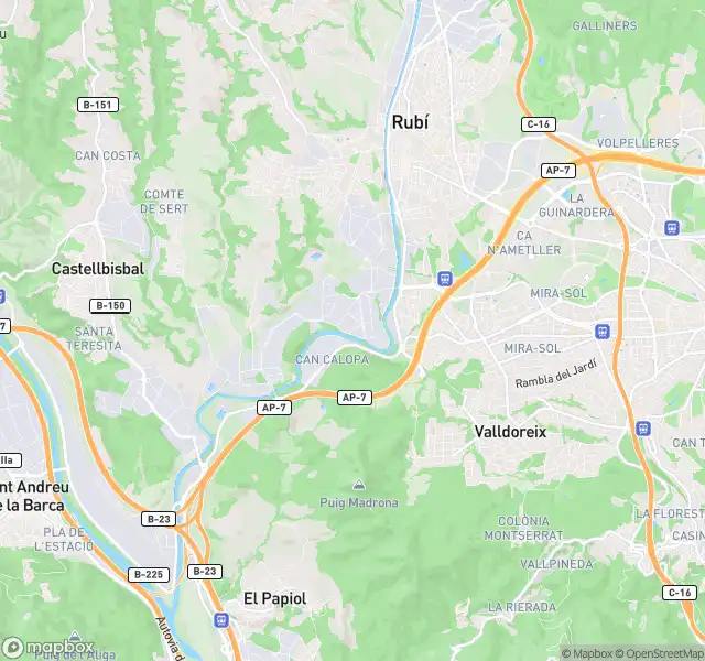 Vista exterior de Pis en venda en Rubí