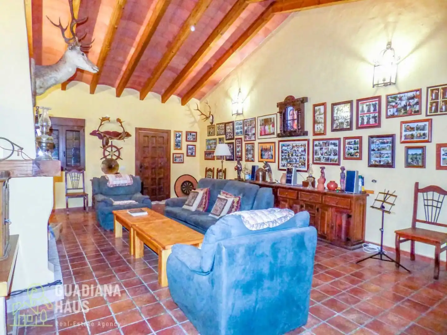 Living room of Country homes for sale in San Silvestre de Guzmán  with Private garden and Terrace