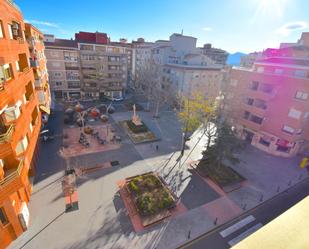 Vista exterior de Àtic en venda en Ibi amb Calefacció, Terrassa i Traster