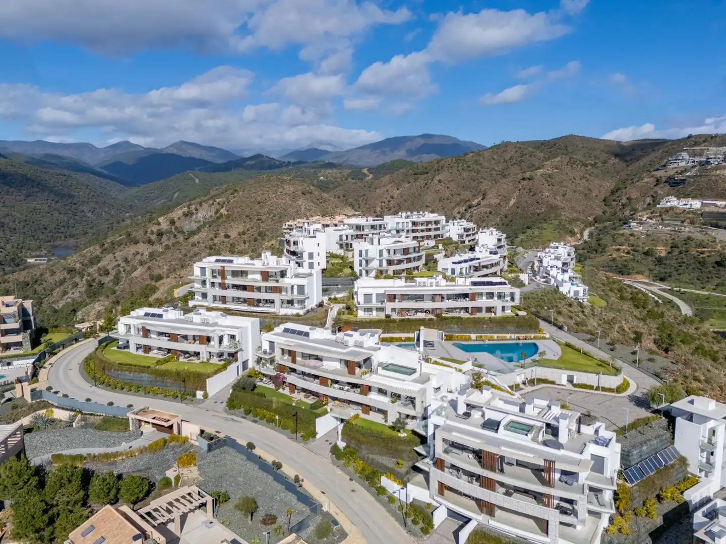 Exterior view of Apartments for sale in Benahavís  with Air Conditioner, Terrace and Storage room