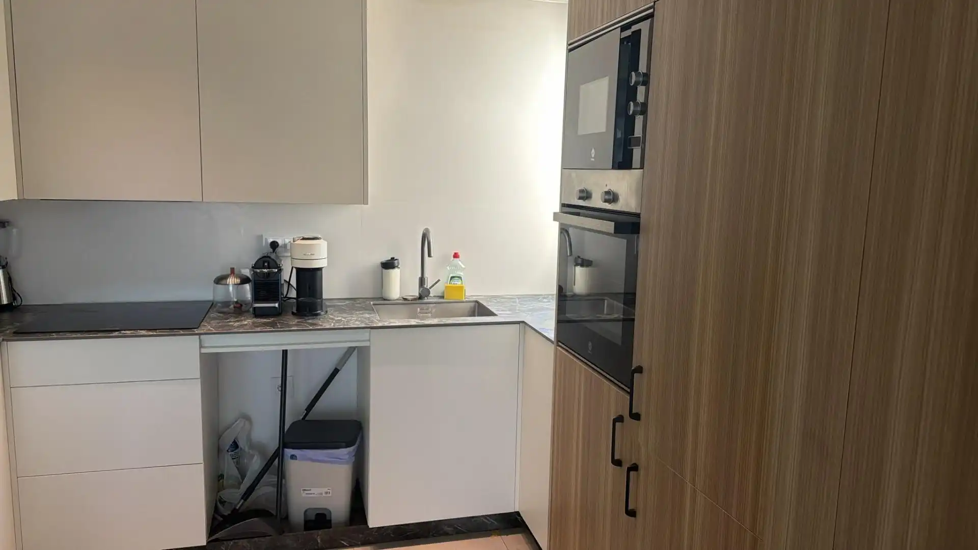 Kitchen of Flat for sale in Málaga  with Air Conditioner, Private garden and Terrace