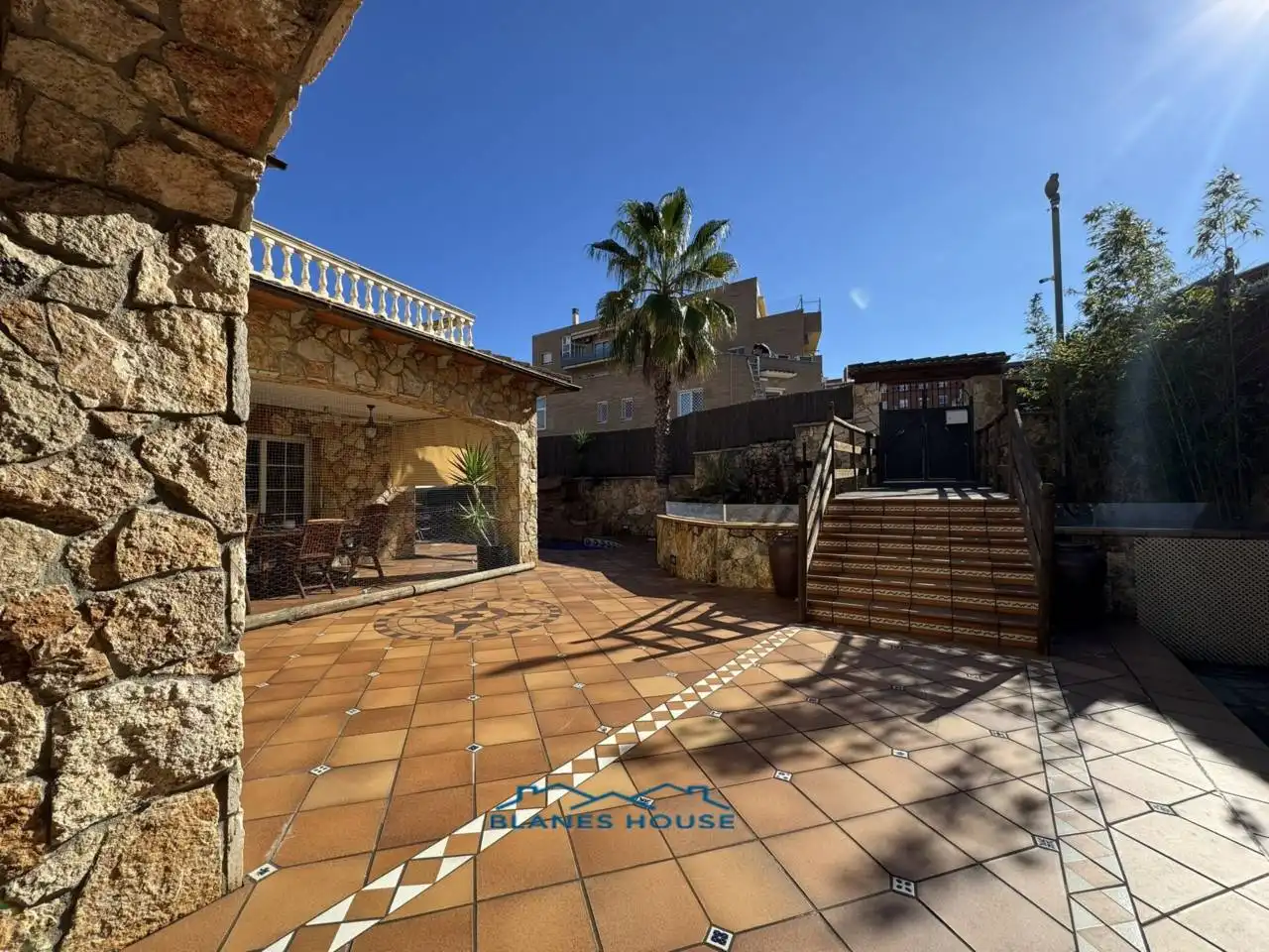 Terrassa de Casa o xalet en venda en Blanes amb Aire condicionat, Calefacció i Jardí privat