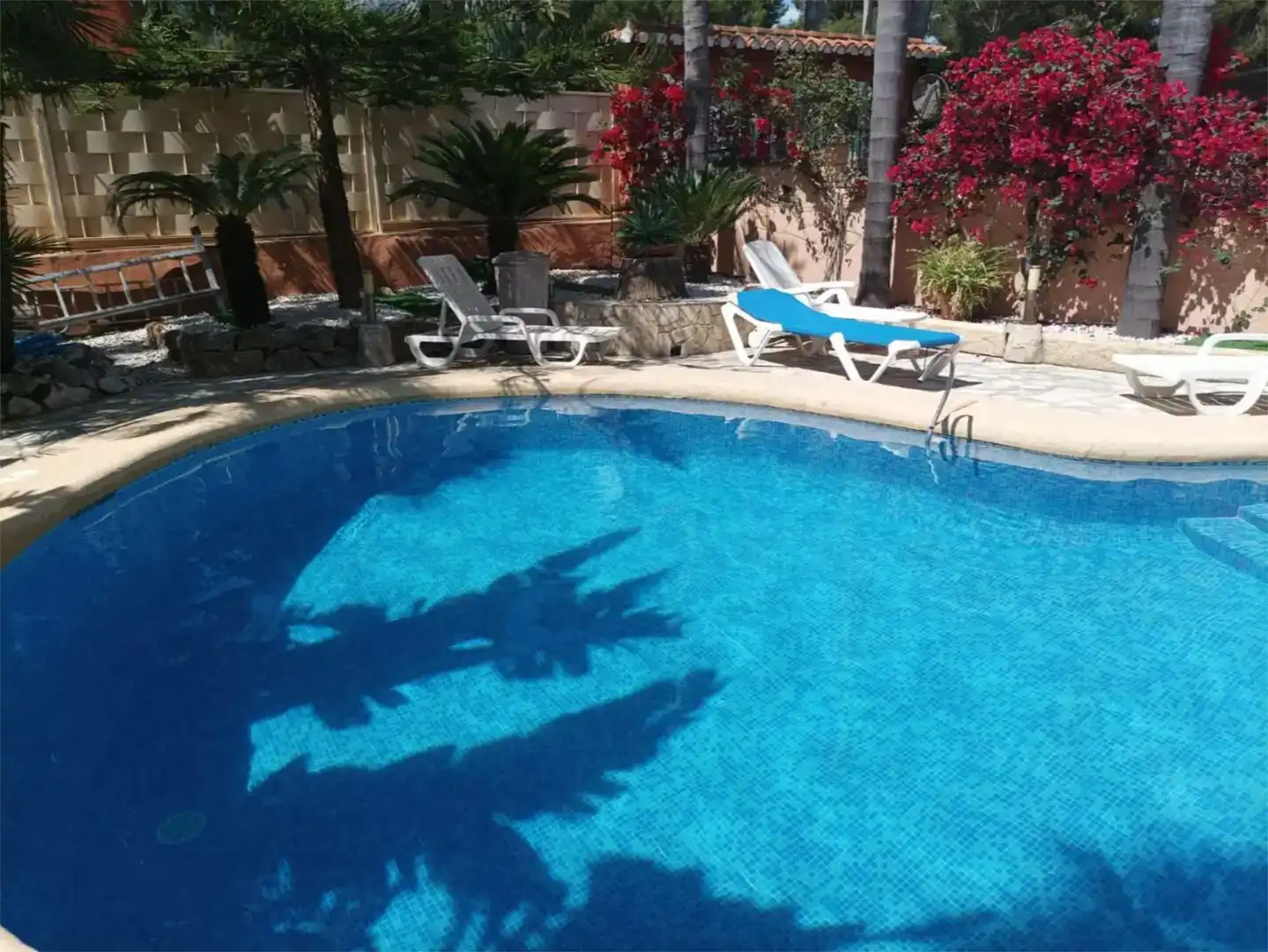 Piscina de Casa o xalet de lloguer en Dénia amb Aire condicionat, Jardí privat i Piscina
