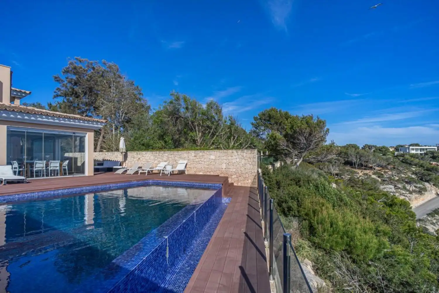 Swimming pool of Houses for rent in Llucmajor  with Air Conditioner, Heating and Private garden