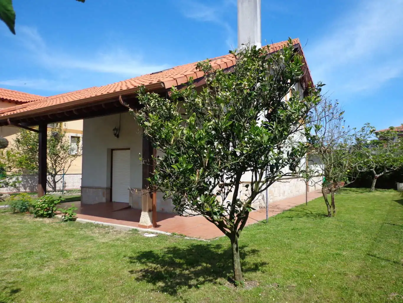 Jardí de Casa o xalet de lloguer en Ribamontán al Mar amb Aire condicionat, Jardí privat i Parquet