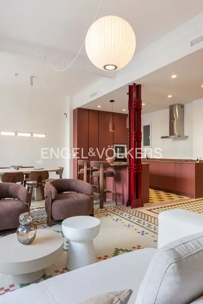 Sala de estar de Piso en venta en Valencia con Aire acondicionado, Calefacción y Jardín privado