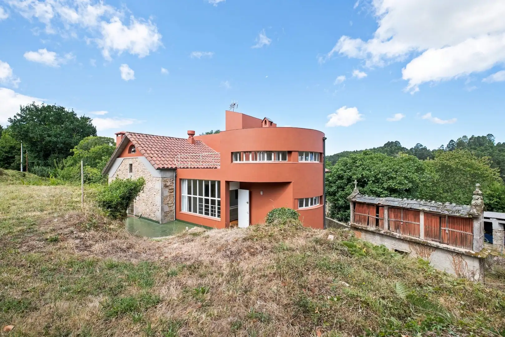 Vista exterior de Finca rústica en venta en Vilarmaior con Calefacción, Jardín privado y Terraza