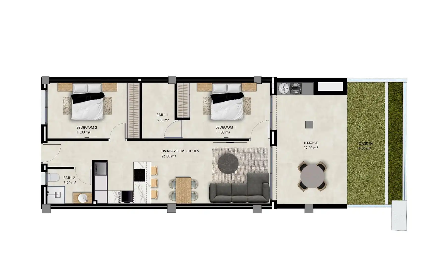Apartments for sale in Elche / Elx  with Heating, Private garden and Terrace