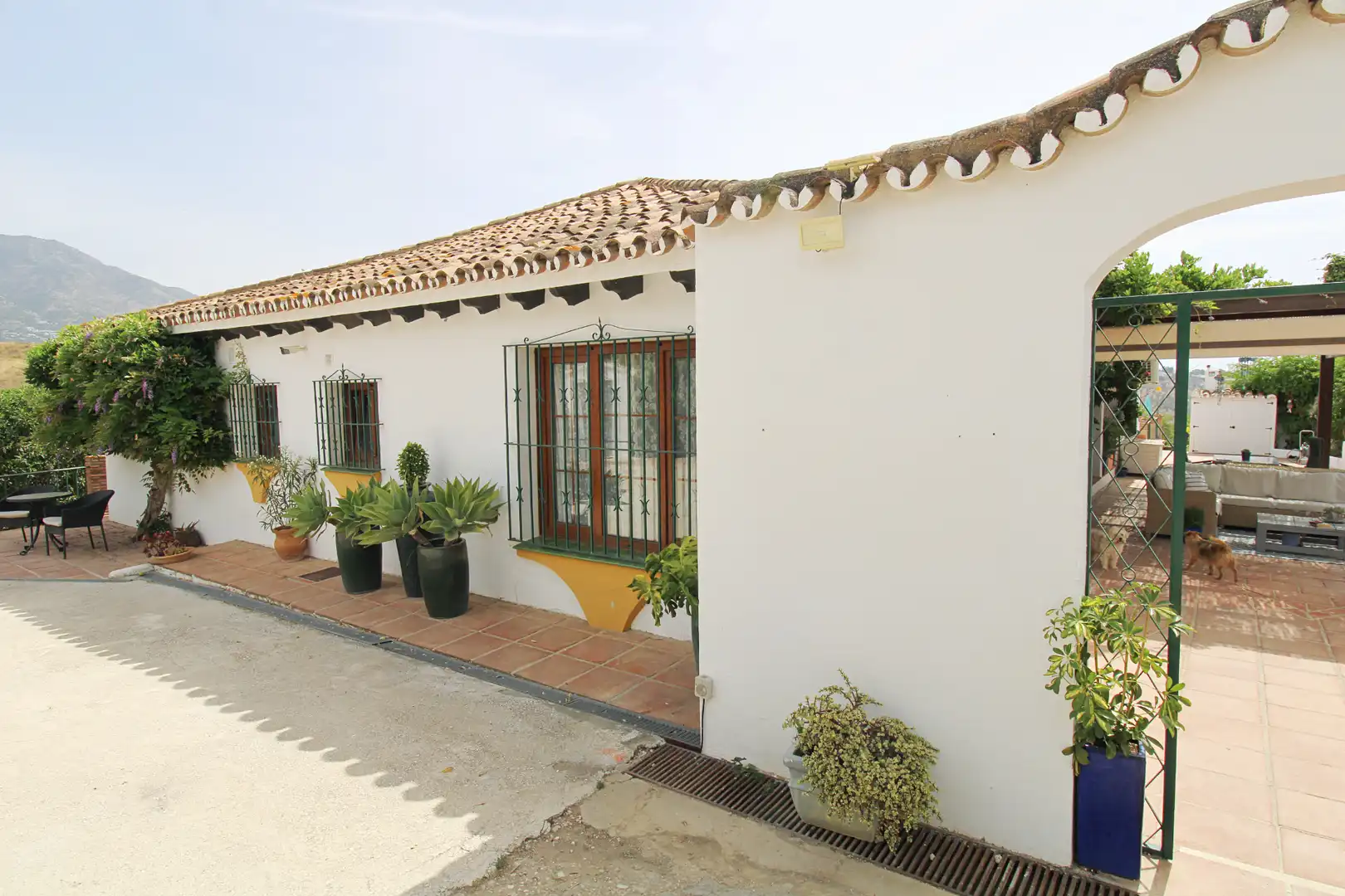 Vista exterior de Finca rústica en venta en Mijas con Aire acondicionado, Calefacción y Jardín privado