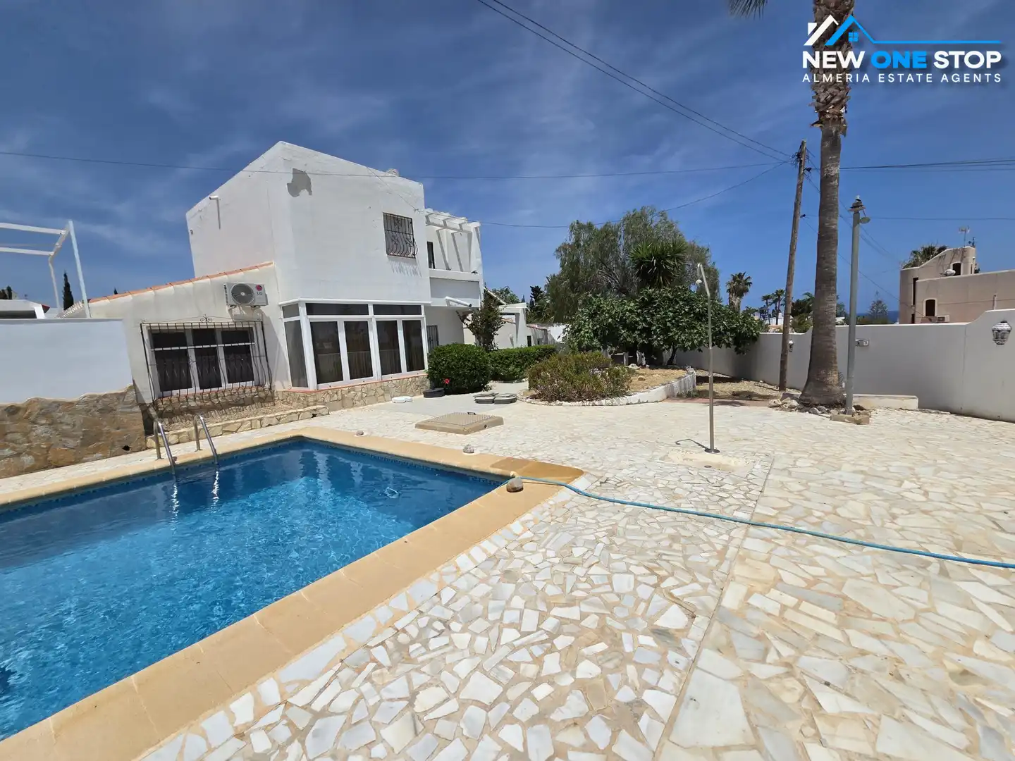 Swimming pool of Houses for sale in Mojácar  with Air Conditioner, Terrace and Storage room