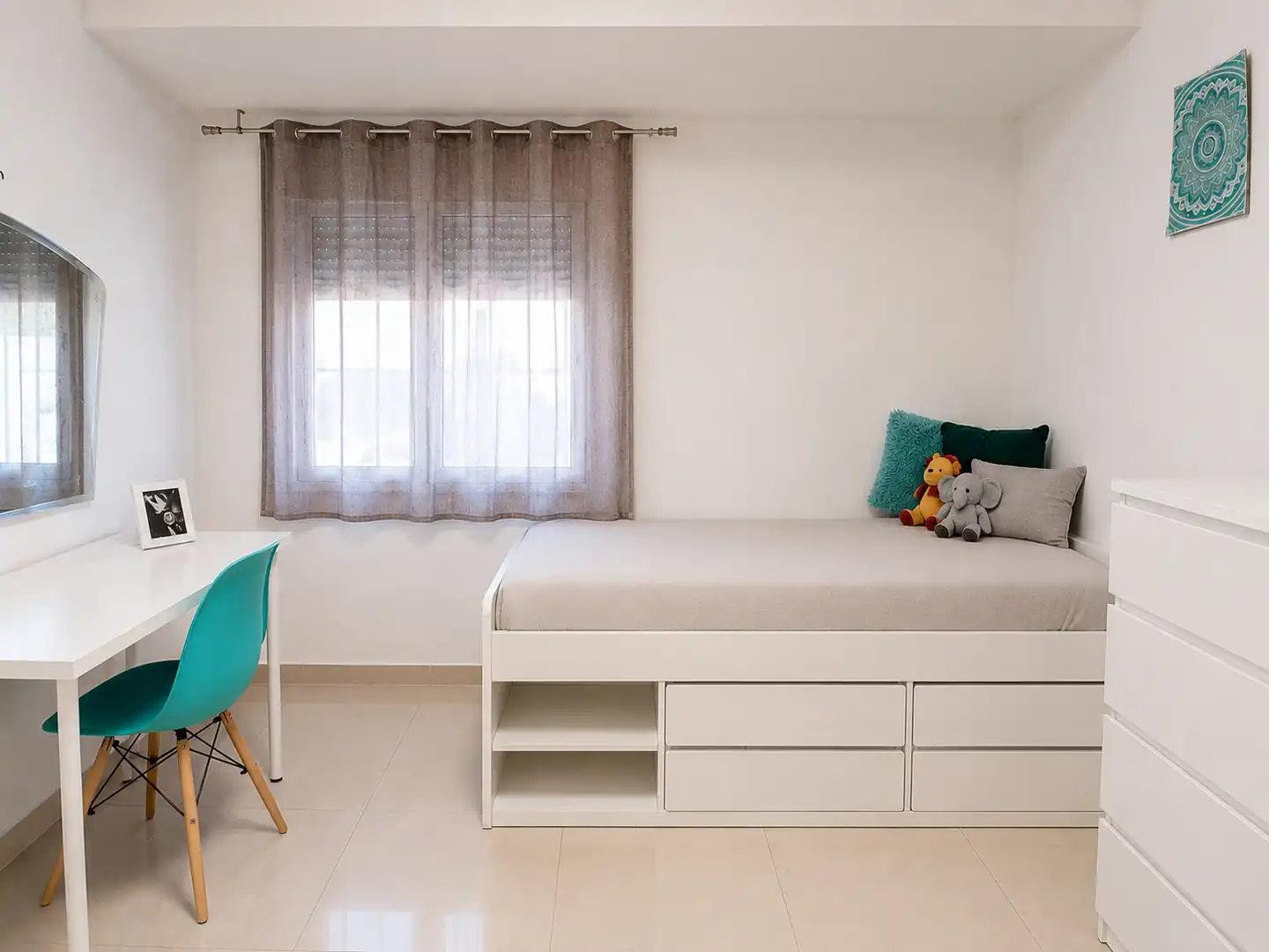 Bedroom of Flat for rent in Córdoba  with Air Conditioner, Heating and Terrace