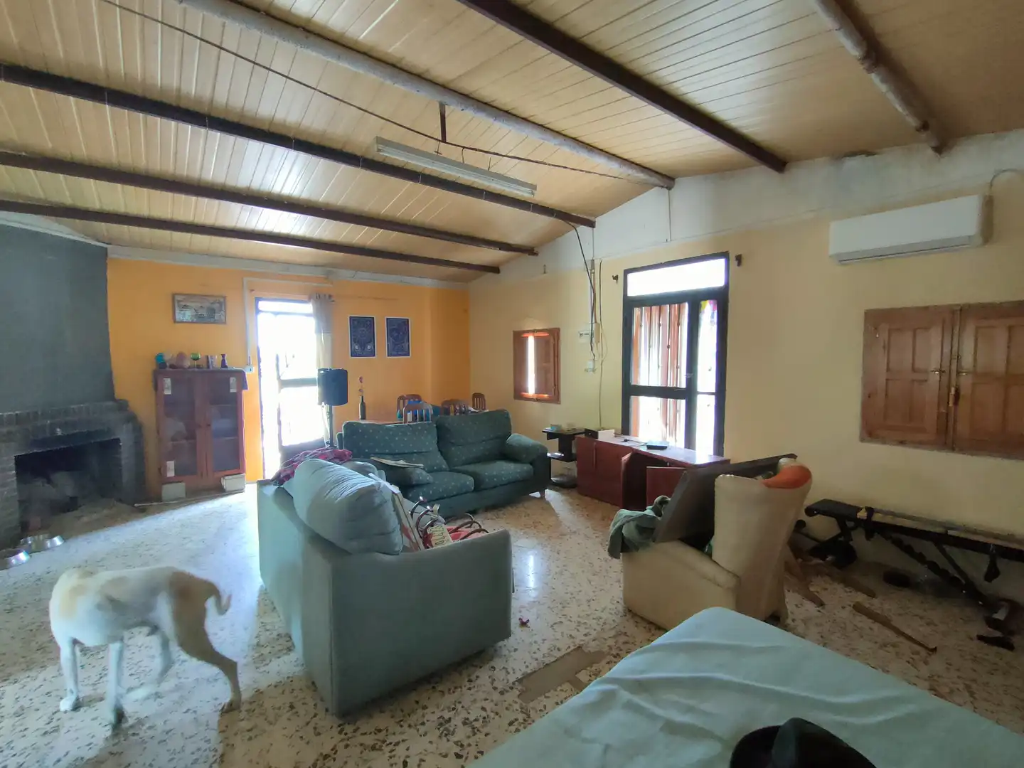Sala d'estar de Finca rústica en venda en Las Torres de Cotillas amb Aire condicionat, Jardí privat i Traster