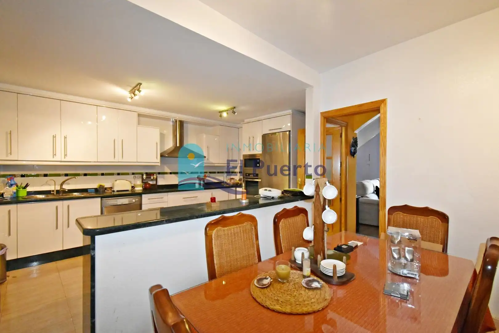 Cocina de Dúplex en venta en Mazarrón con Aire acondicionado, Calefacción y Amueblado