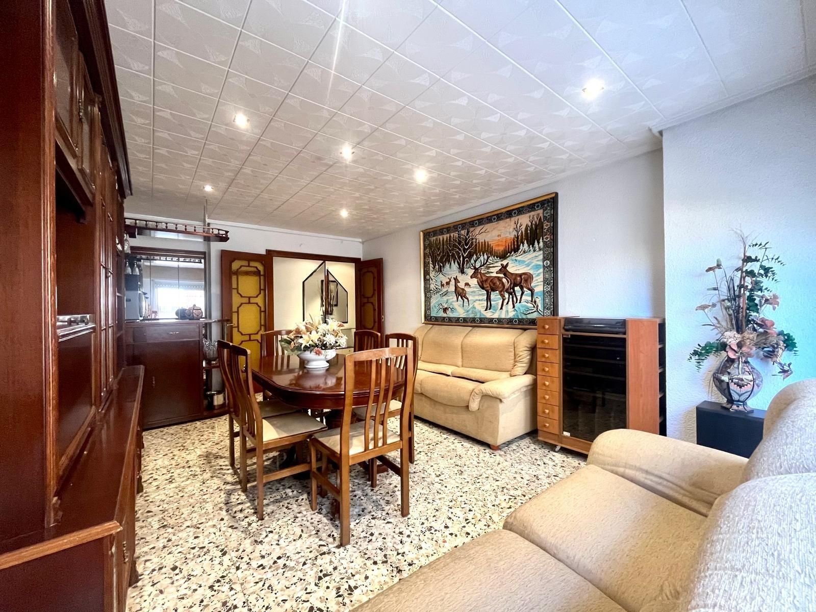 Living room of Flat for sale in Elche / Elx  with Terrace and Balcony