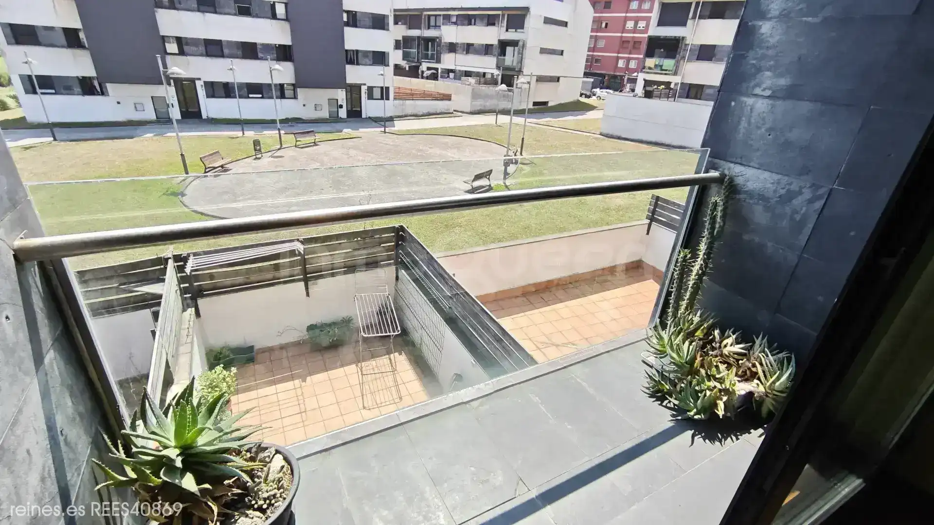Balcony of Flat for sale in El Astillero    with Heating, Terrace and Furnished