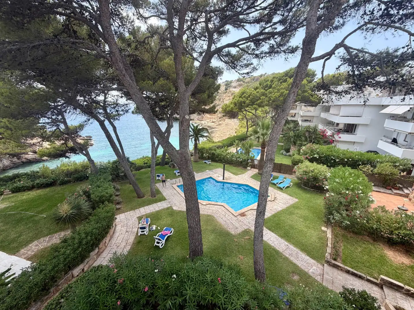Piscina de Ático de alquiler en Andratx con Aire acondicionado, Calefacción y Jardín privado