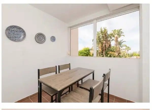 Dining room of Flat for rent in Sanlúcar de Barrameda  with Terrace, Furnished and Oven
