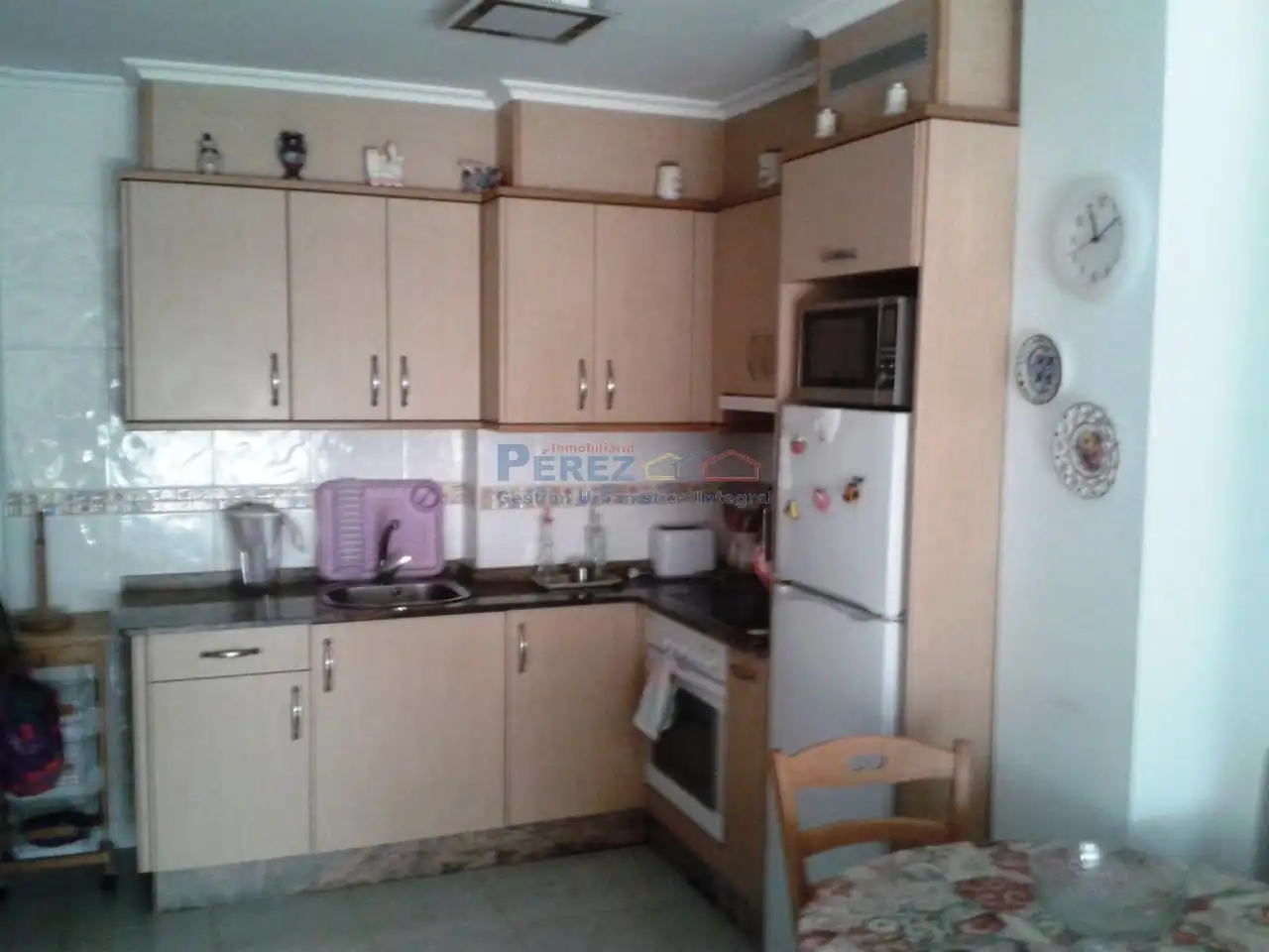 Cocina de Apartamento de alquiler en Fene con Calefacción y Amueblado