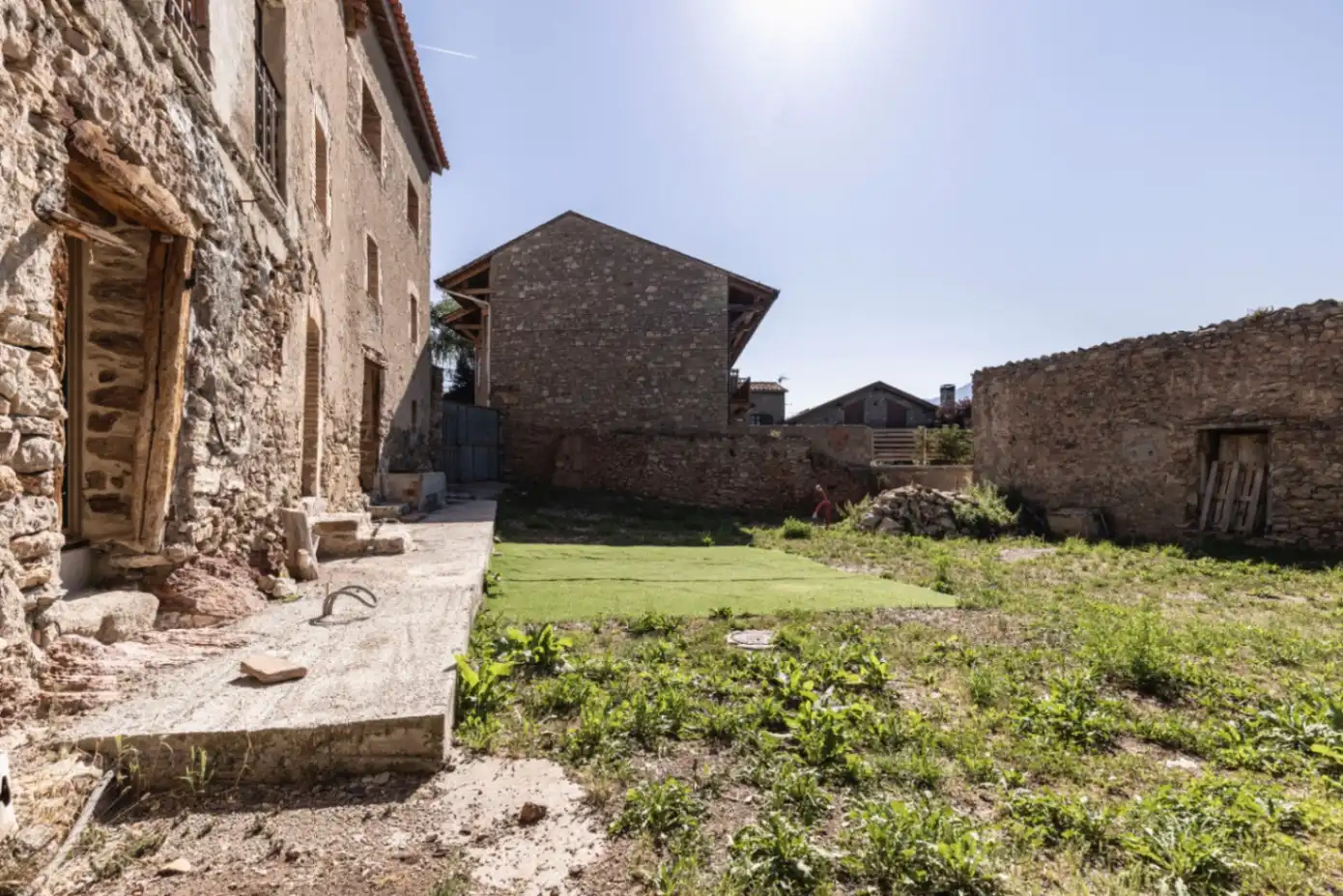 Vista exterior de Finca rústica en venda en Prats i Sansor amb Calefacció