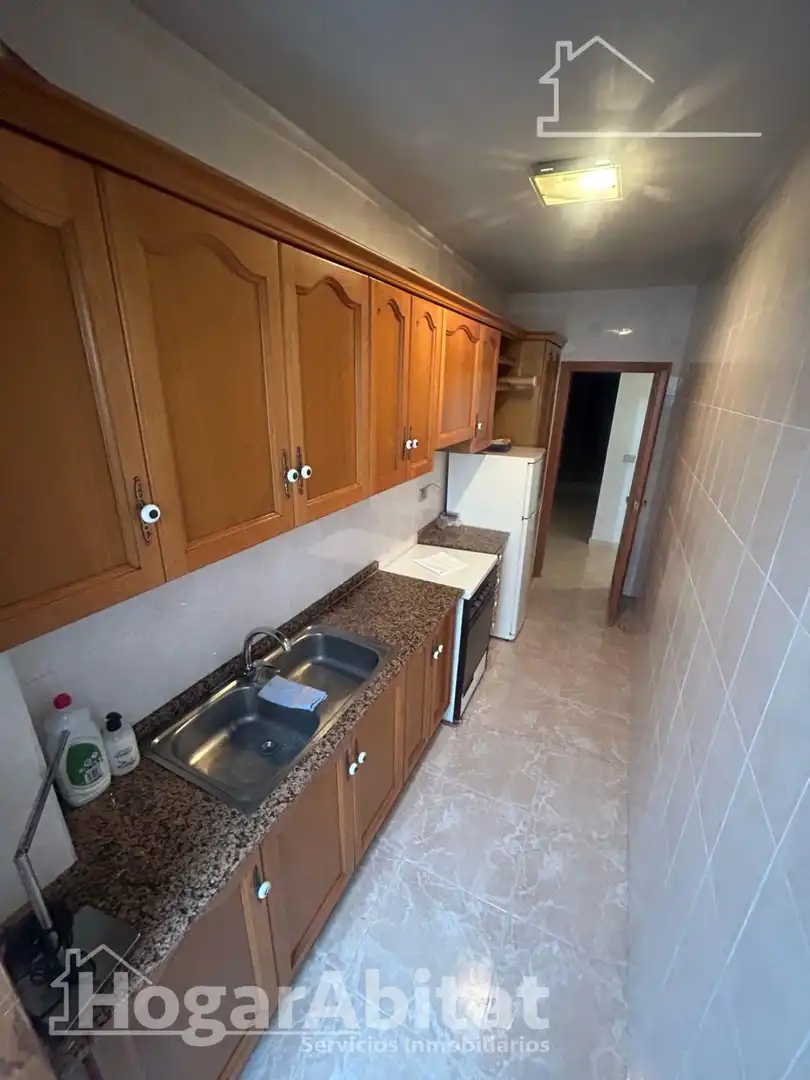 Kitchen of Flat for sale in Almazora / Almassora  with Storage room and Furnished