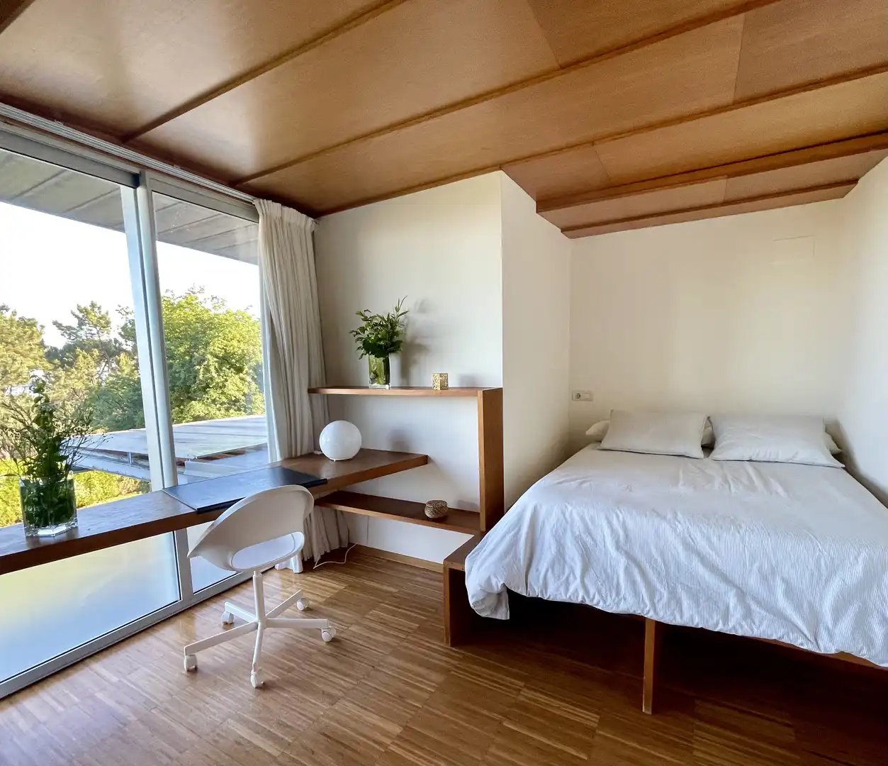 Habitación de Casa o chalet de alquiler en Nigrán con Calefacción, Jardín privado y Parquet