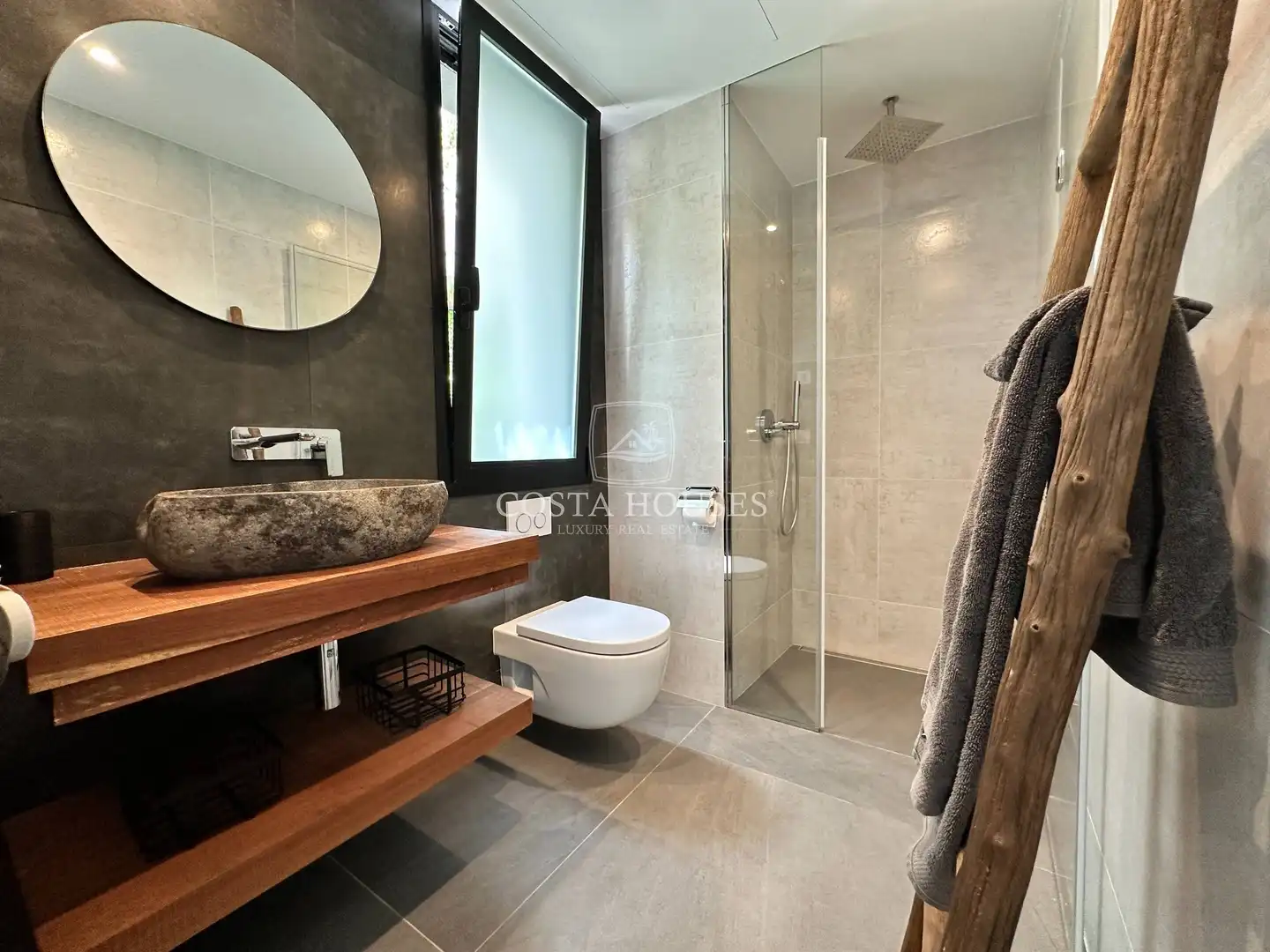 Bathroom of Houses for sale in Jávea / Xàbia  with Air Conditioner, Private garden and Terrace