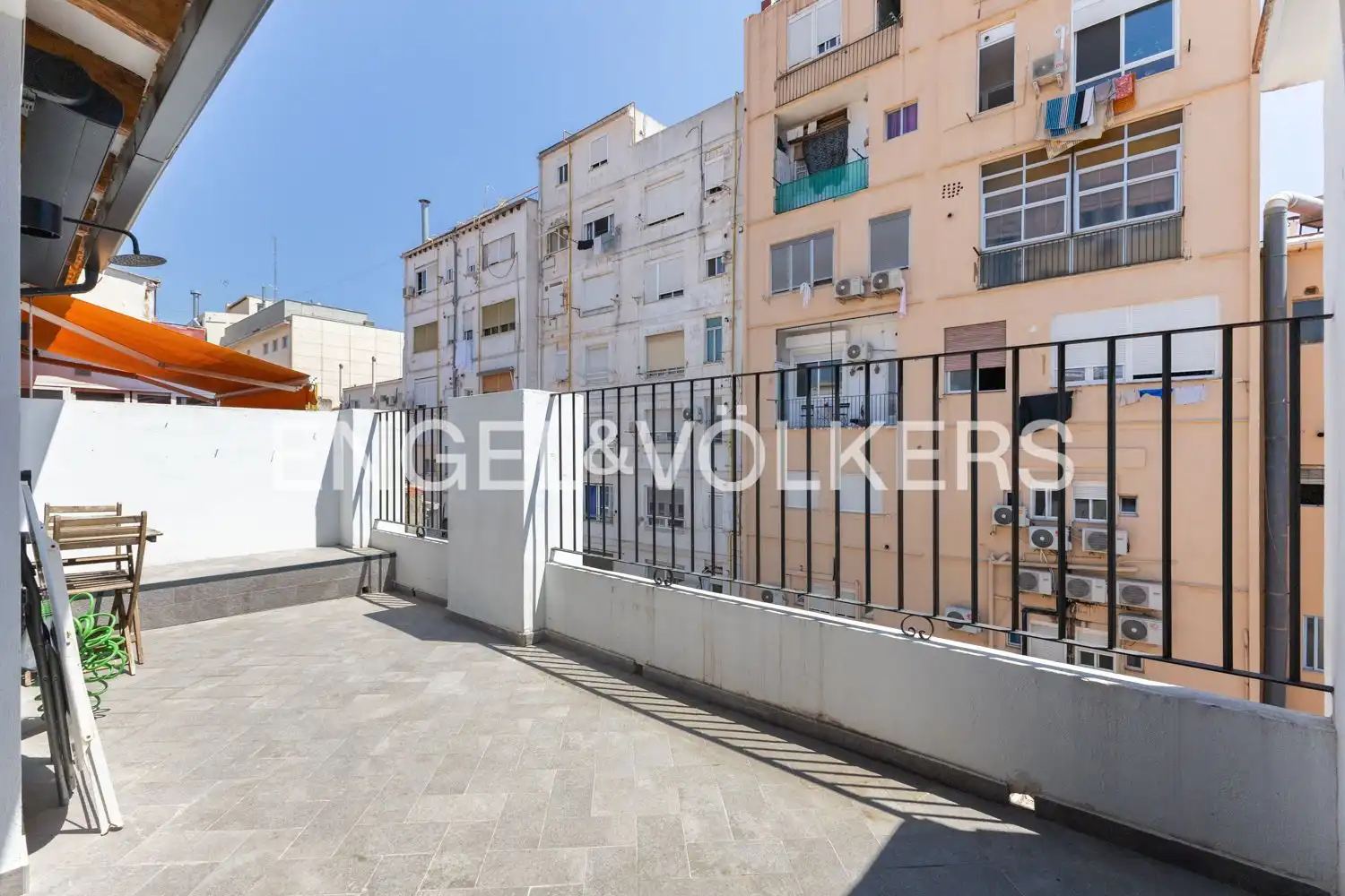 Terraza de Piso de alquiler en Valencia con Aire acondicionado, Calefacción y Terraza