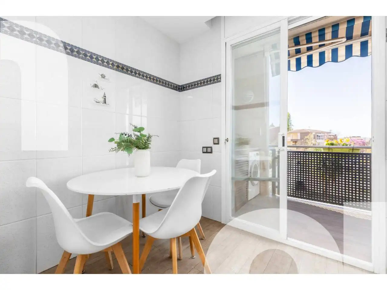 Terrasse von Wohnung zum Verkauf in Les Franqueses del Vallès mit Klimaanlage, Heizung und Privatgarten