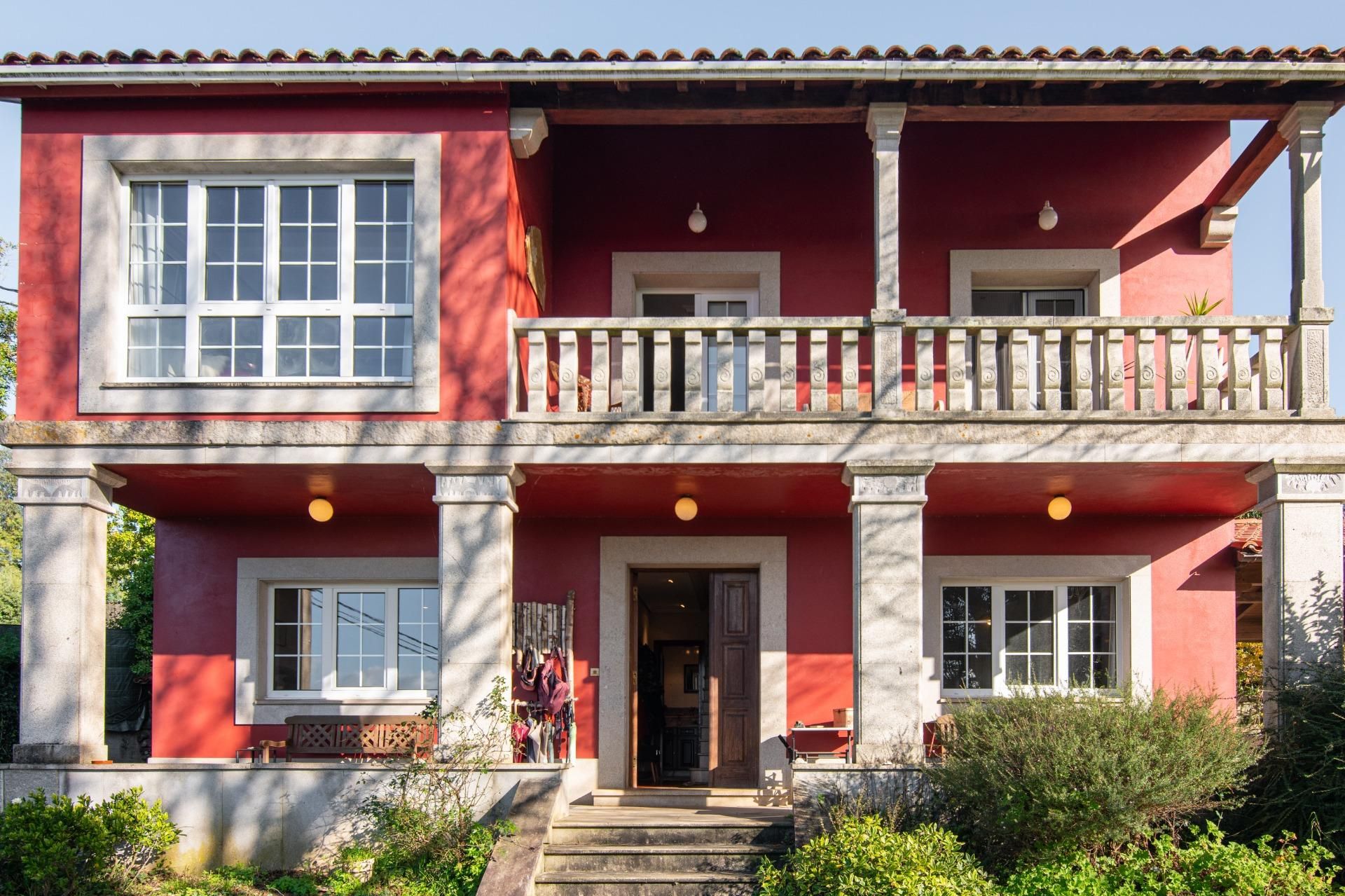 Exterior view of House or chalet for sale in Abegondo  with Heating, Private garden and Parquet flooring