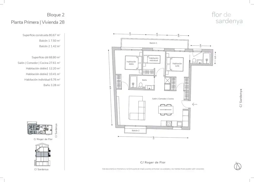 Wohnung mit Terrasse zum Verkauf in El Pedró, imagen 2