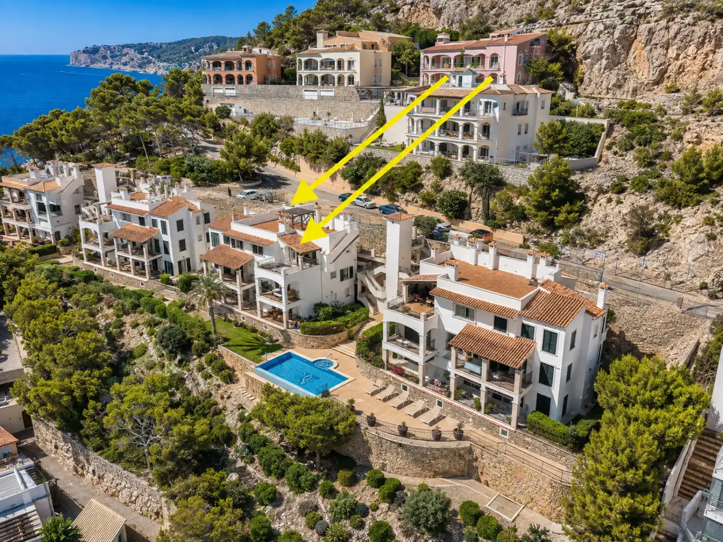 Vista exterior de Piso en venta en Andratx con Aire acondicionado, Calefacción y Jardín privado