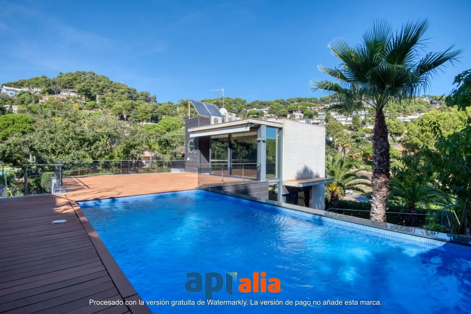 Piscina de Casa o chalet en venta en Blanes con Aire acondicionado, Calefacción y Jardín privado