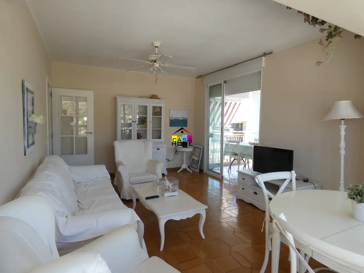 Sala d'estar de Apartament en venda en Benicasim / Benicàssim amb Aire condicionat, Terrassa i Traster