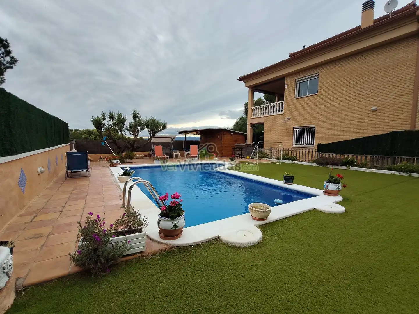 Piscina de Casa o xalet en venda en Masquefa amb Calefacció, Jardí privat i Terrassa
