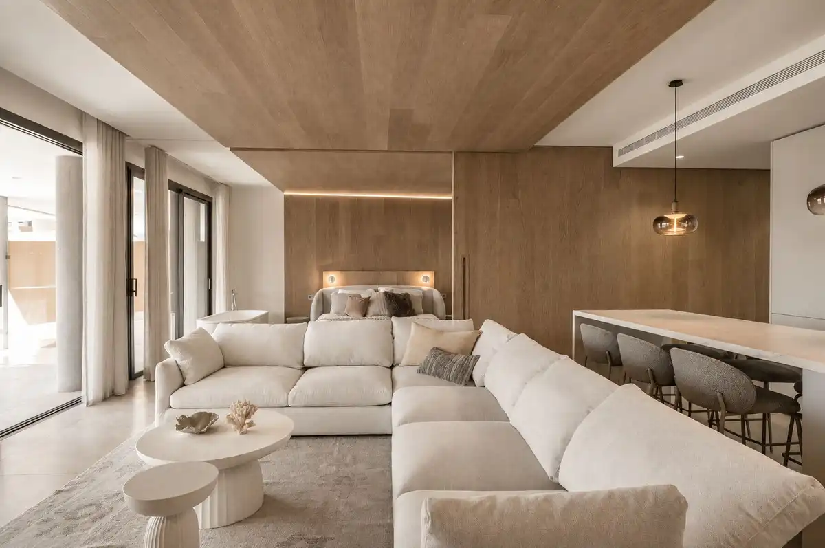 Wohnzimmer von Erdgeschoss zum Verkauf in Fuengirola mit Terrasse und Abstellraum