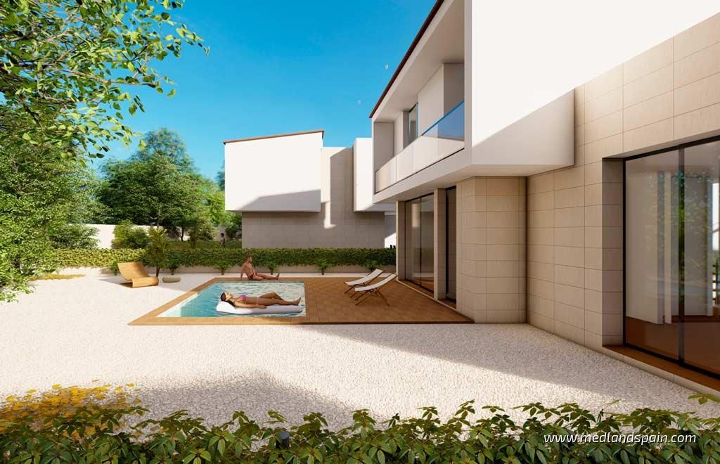 Jardí de Casa o xalet en venda en La Nucia amb Aire condicionat, Calefacció i Jardí privat