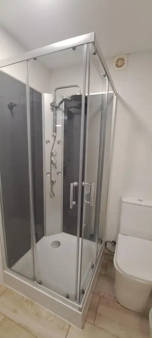 Bany de Loft de lloguer en Santa Pola amb Aire condicionat, Jardí privat i Terrassa