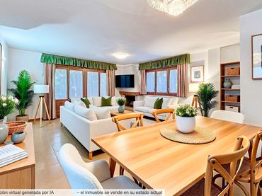 Casa aparellada amb balcó en venda a La Massana pueblo